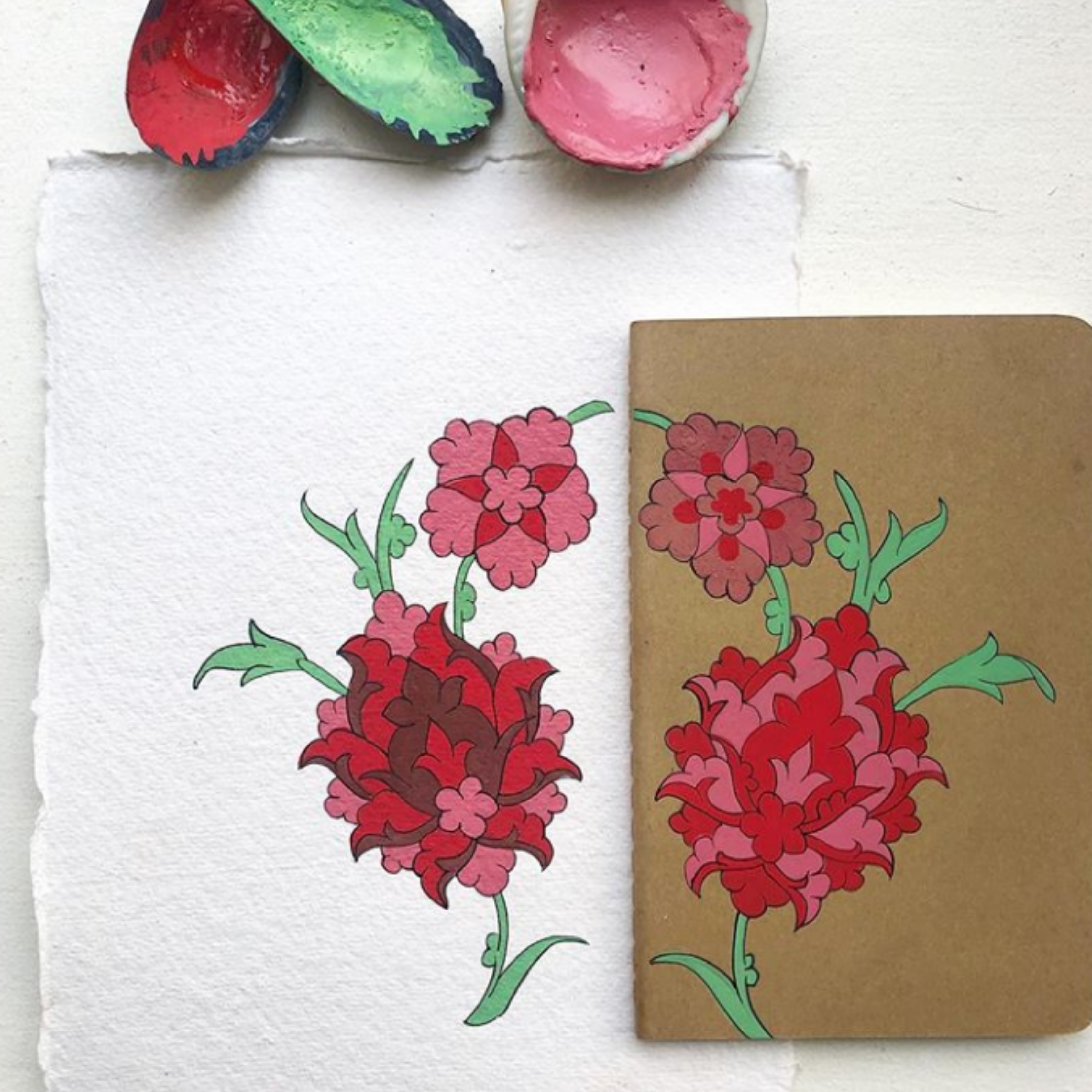 Watercolour Painting: Floral Motifs