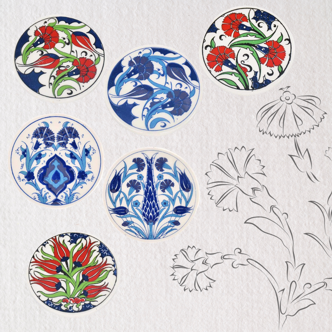 Turkish Ceramic Iznik Painting Class