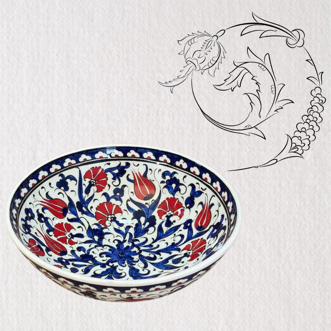 Turkish Ceramic Iznik Painting Class