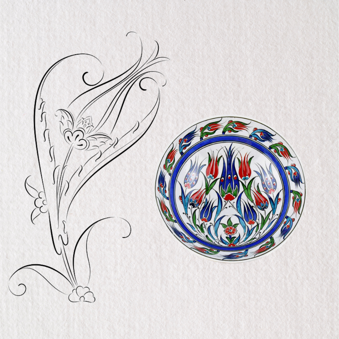 Turkish Ceramic Iznik Painting Class